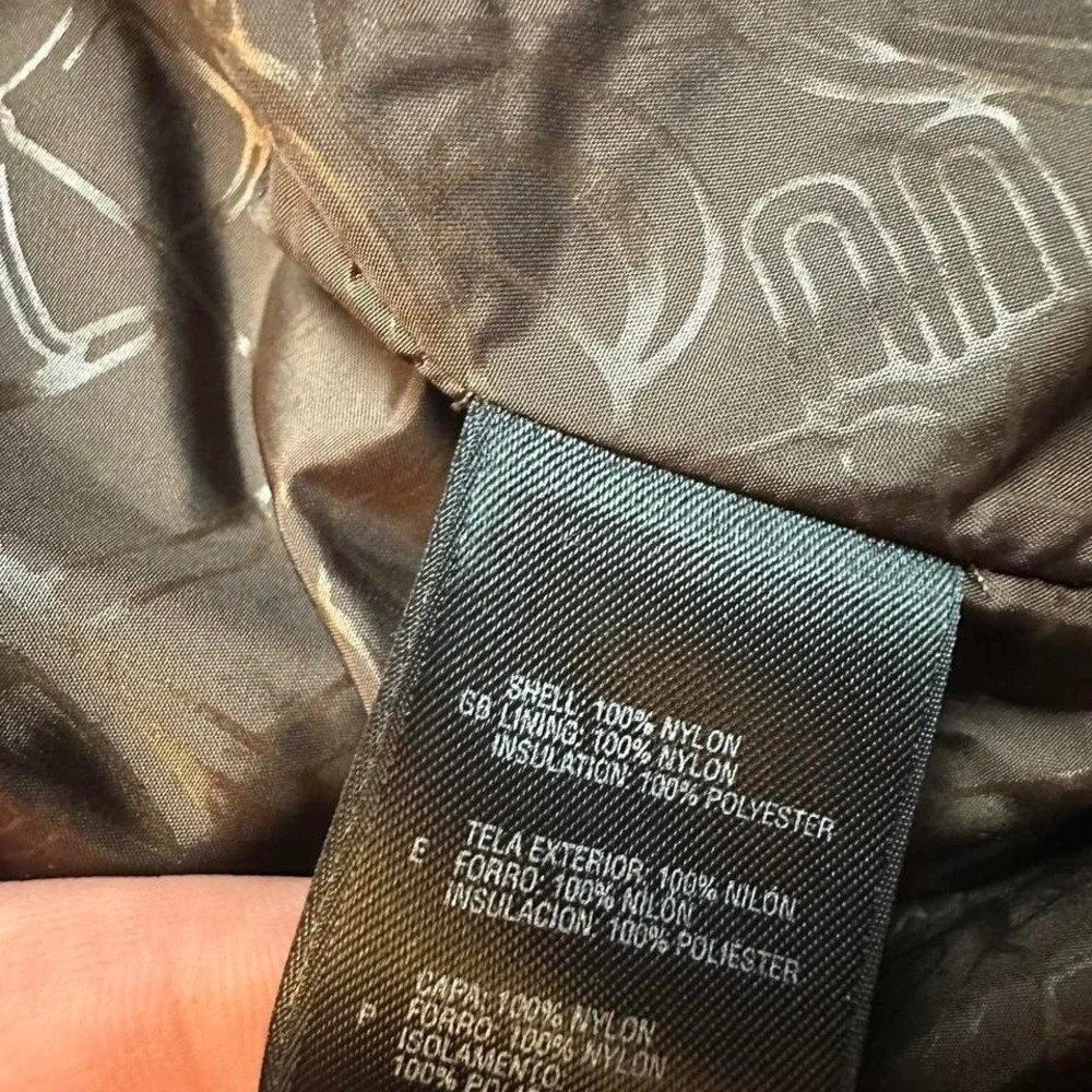 THE‎ NORTH FACE Cryptic Brown Padded Jacket size medium Mens Full Zip Casual